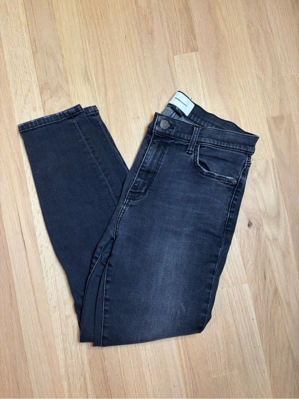 Current/Elliott Women's Black Wash Skinny Jeans